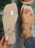 Pvc Casual Plain Slide Sandals