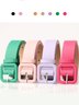 Minimalist women's square buckle candy colored versatile belt