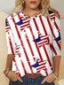Independence Day Loose Casual T-Shirt