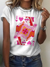 Figure Loose Casual Empowerment T-Shirt