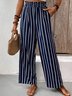 Casual Striped Loose Pants