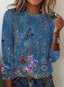 Floral Casual Loose T-Shirt