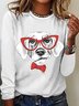 Dog Casual Cotton-Blend T-Shirt