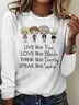 live like rose love like bpanche RBG T-Shirt