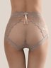 Ice lace mesh hollowed out breathable women's underwear