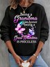 Being a grandmother is an honor, being a great-grandmother is priceless Grandma Sweatshirt