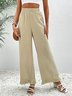 Casual Loose Plain Pants