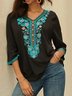 Floral Loose Casual Blouse