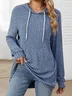 Plain Hoodie Loose Casual Hoodie