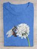 Floral Bee Casual Crew Neck T-Shirt