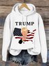 Figure Loose Western Style Hoodie Hoodie