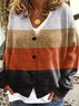 Casual Striped Wool/Knitting Others Cardigan