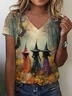 Halloween Witch Casual T-Shirt