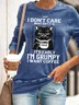 Grumpy Cat Coffee Lover Sweatshirt