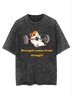 Cotton Casual Crew Neck Animal T-Shirt