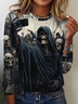 Crew Neck Loose Casual T-Shirt