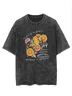 Casual Loose Crew Neck Text Letters T-Shirt