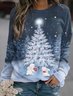Casual Crew Neck Sweatshirt