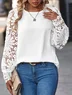 Lace Loose Casual Blouse