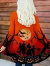 Halloween Pumpkin Casual Women's cardigan