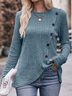 Casual Loose Crew Neck Blouse