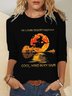 Crew Neck Regular Fit Casual Halloween T-Shirt