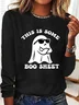 Halloween casual round neck women's T-shirt