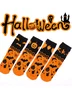 Funny Halloween couple casual cotton socks