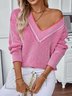 Casual Loose Striped Sweater