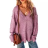 Casual V Neck Wool/Knitting Sweater