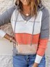 Yarn/Wool Yarn Casual Hoodie Sweater