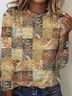 Casual Jersey Ethnic T-Shirt