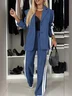 Plain Loose Casual Two-Piece Set