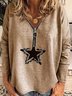 Casual V Neck Blouse