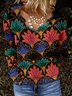 Ethnic Geometry Loose Jersey Vintage T-Shirt