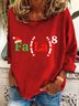 Christmas Math Teacher Math Fa La La Casual Sweatshirt