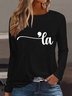Comma La printed casual women's T-shirt