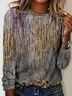 Loose Ombre Casual T-Shirt
