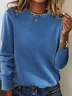 Yarn/Wool Yarn Casual Loose Sweater