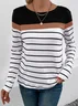 Crew Neck Casual Blouse