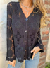 Knitted V Neck Casual Cardigan