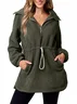 Loose Casual Shawl Collar Sweatshirt