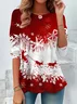 Christmas elk  Long Sleeve T-shirt