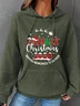 Christmas  Making Memories Together Simple Loose Hoodie