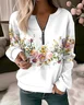 Casual Crew Neck Sweatshirt