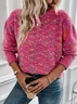Loose Casual Crew Neck Sweater