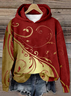 Zipper Casual Christmas Sweatshirt
