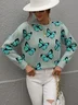 Butterfly Loose Casual Sweater