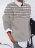 Casual Loose Zipper Sweatshirt