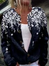 Crew Neck Loose Casual Jacket